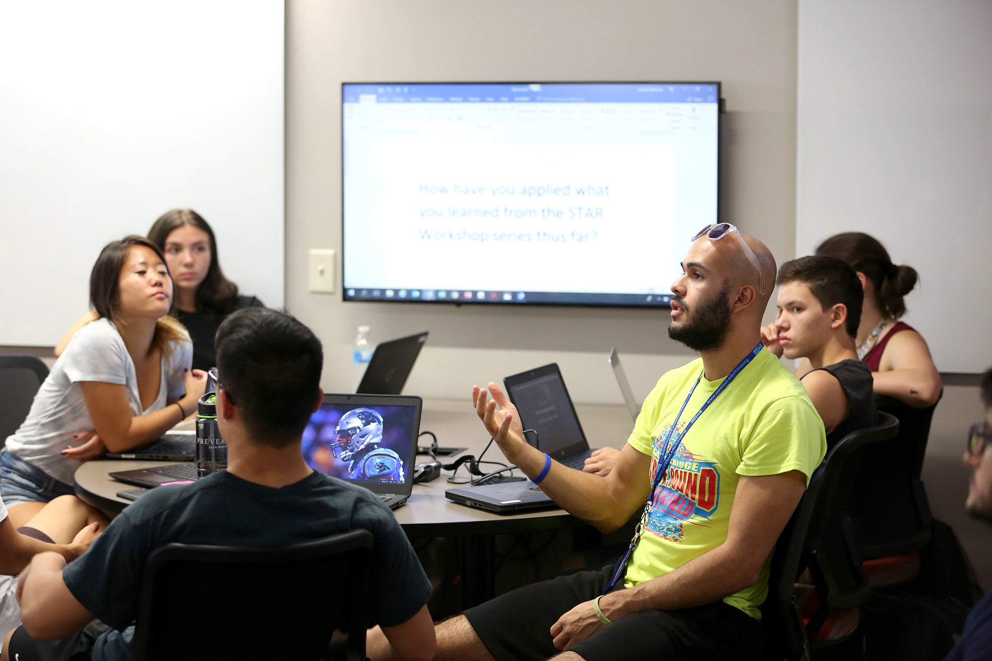 The STAR Scholars program allows students to get a jump on their UW-Stout experience in academics and involvement. /UW-Stout photo by Brett T. Roseman