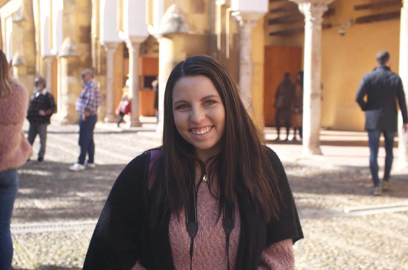 UW-Stout HRTM student Kaylee Harris studying abroad in Seville, Spain,
