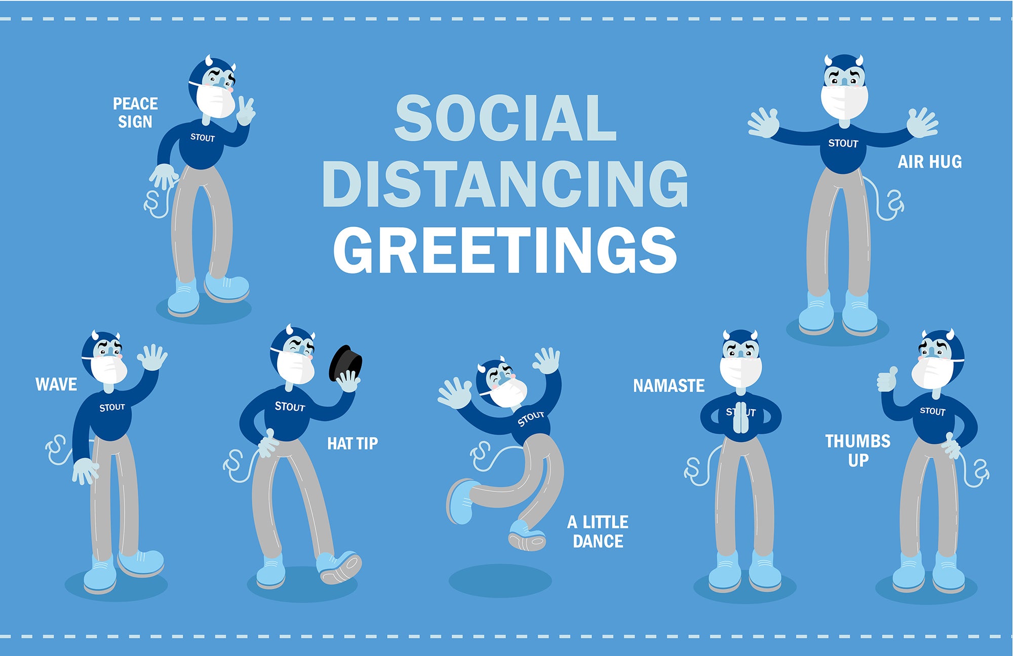 Image of social distancing flyer