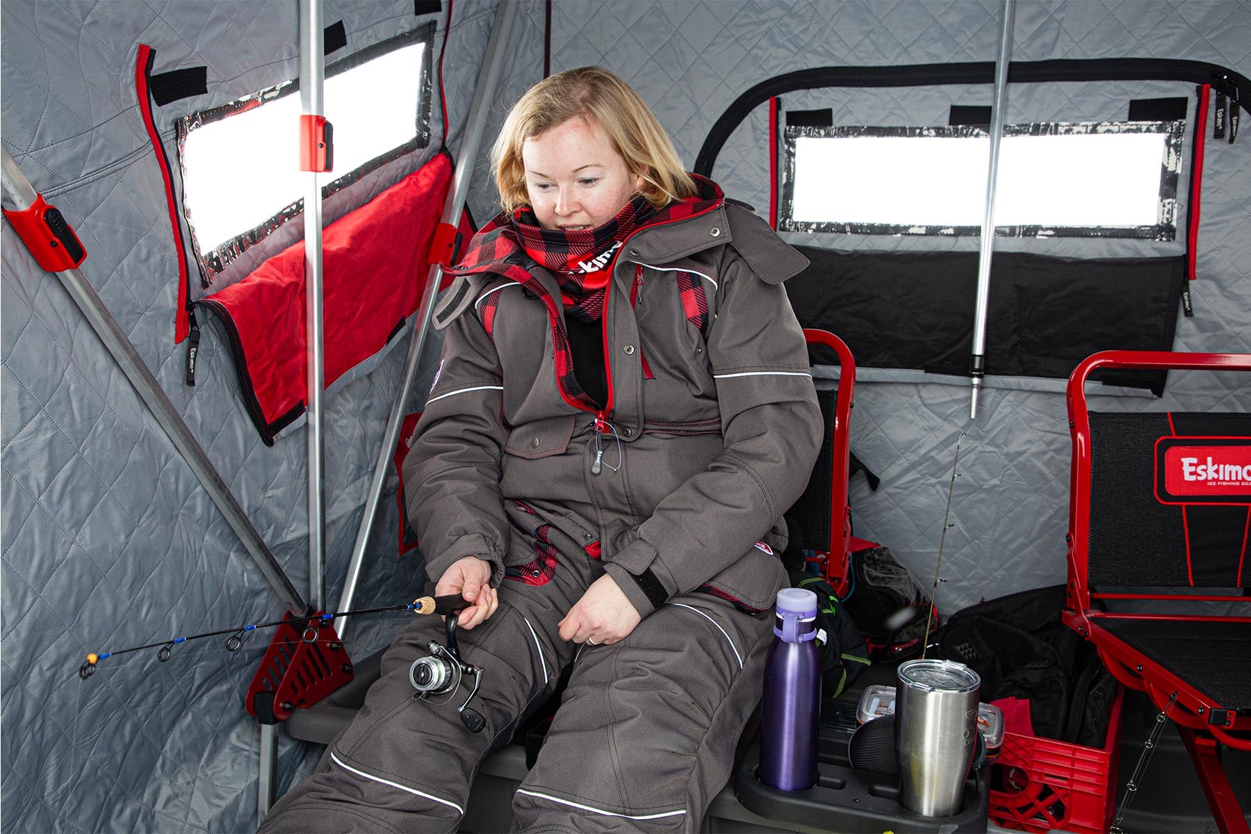 Fish on!: UW-Stout apparel alum designs technical clothing for Eskimo Ice  Fishing Gear