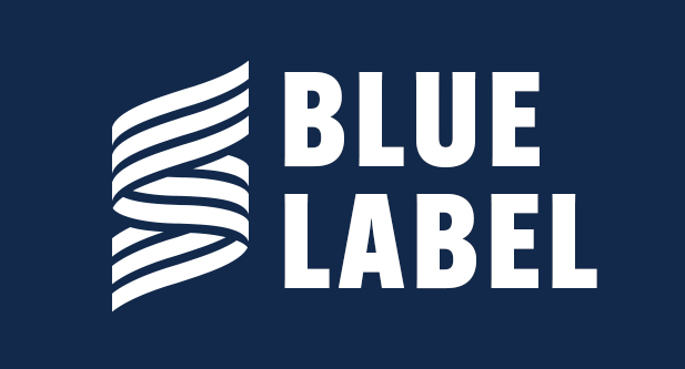 Image of the Blue Label Logo with UW-Stout "S"