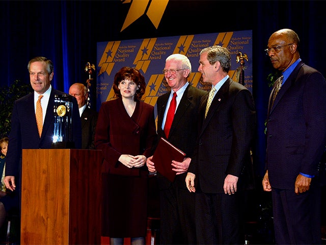 Baldrige award ceremony