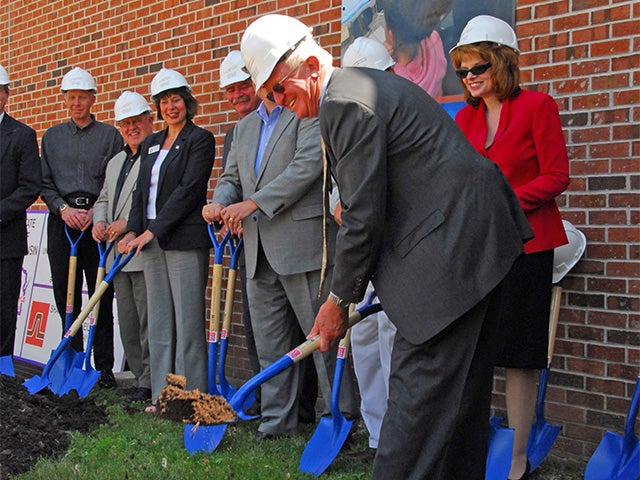 Jarvis Hall addition groundbreaking