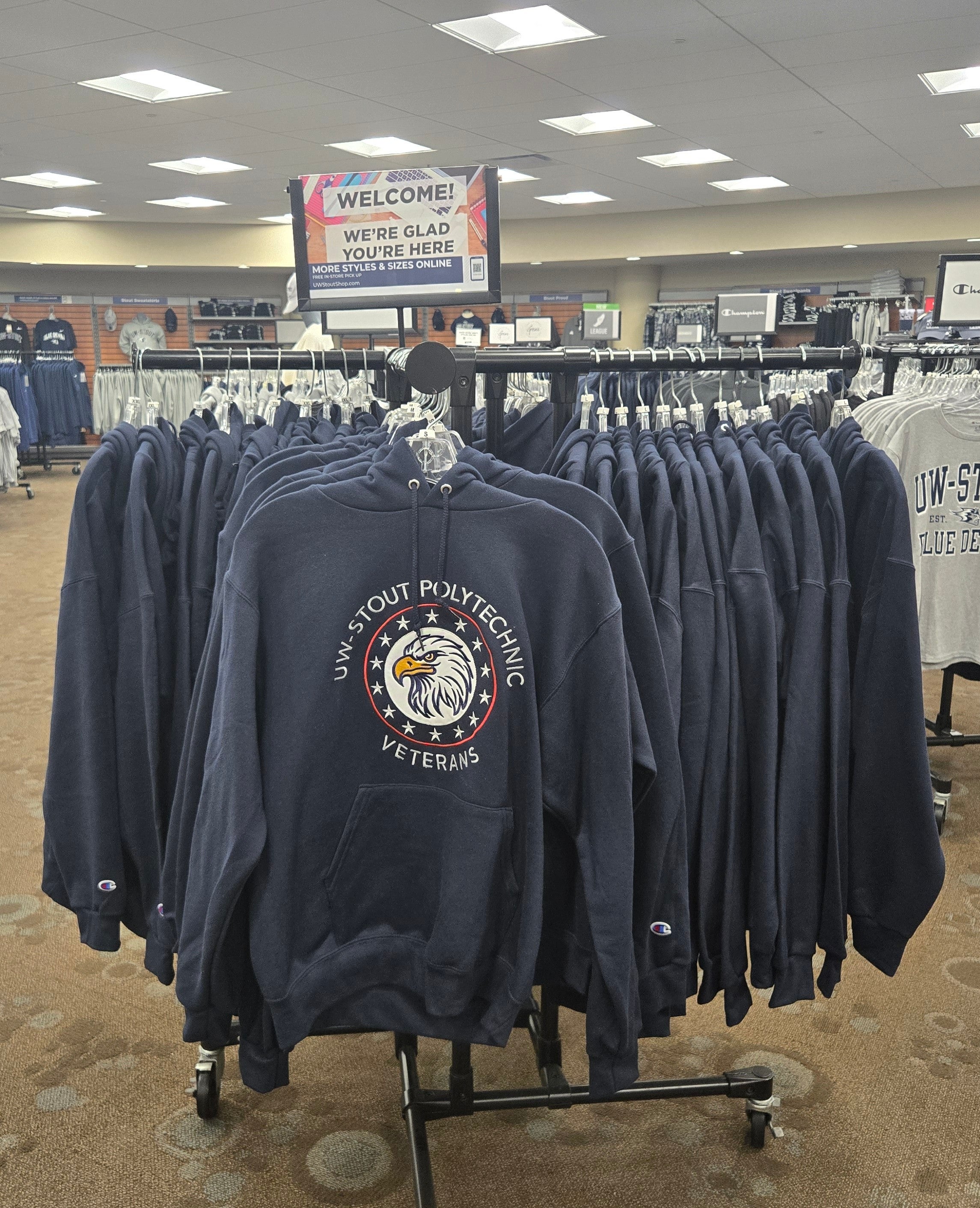UW-Stout Veteran Hoodies