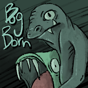 Bog Born game logo