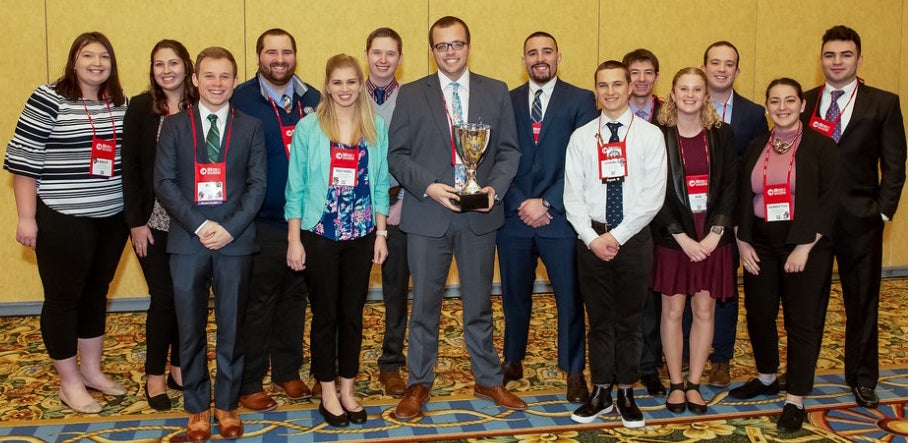 Members of the UW-Stout chapter of CMAA