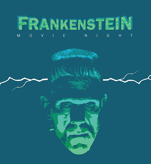 "Frankenstein" is featured on UW-Stout's film event poster. 