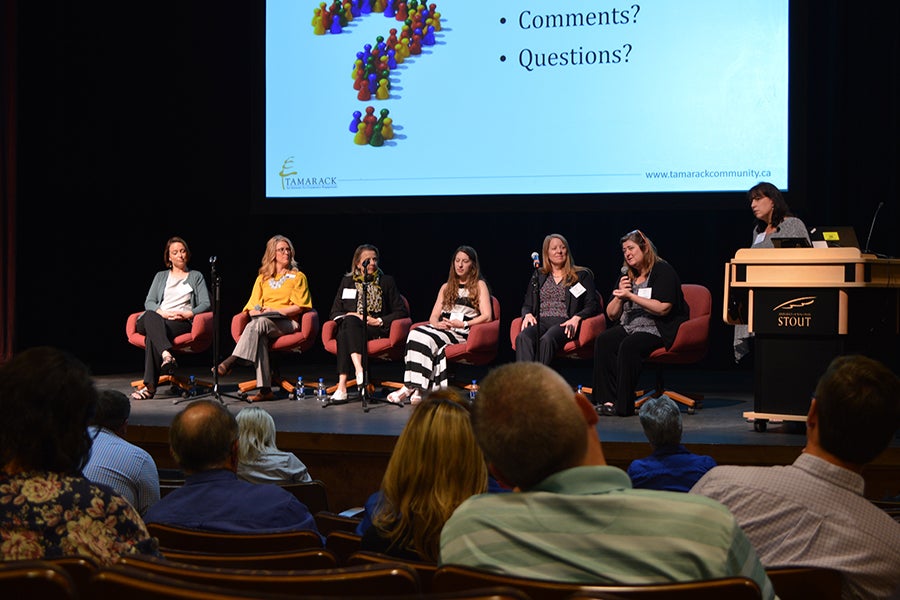 Panelists speaking