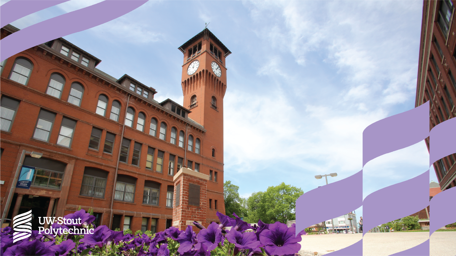 UW-Stout Polytechnic Bowman Hall Digital Wallpaper
