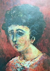 A painting of Shirley by Schulman