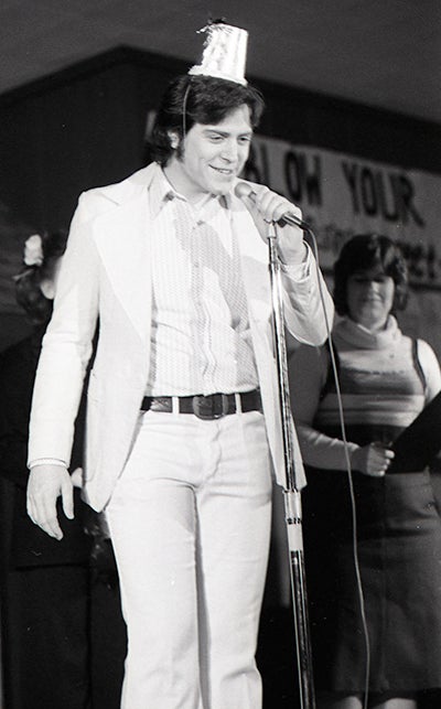 ​​Meyer during skit night of the 1978 UW-Stout Winter Carnival.