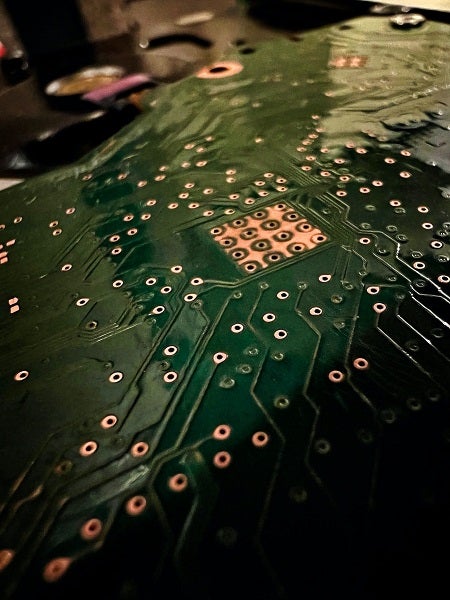 snapshot of a computer motherboard