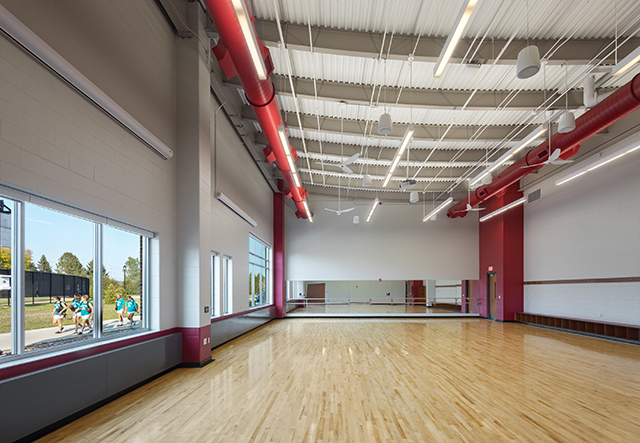 UW-River Falls Group Exercise Room