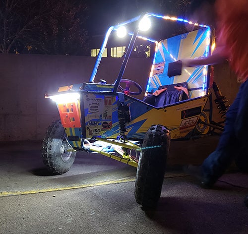 UW-Stout's Baja race car.