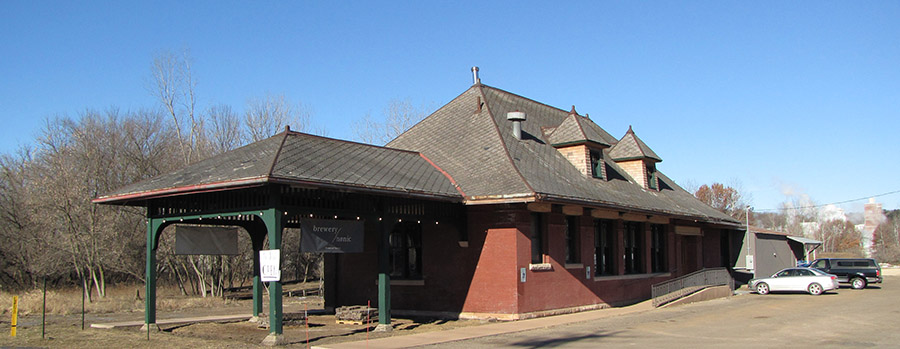 The Verdons took 14 months renovating the old railroad depot near downtown Menomonie and are pleased to reopen it to the community.