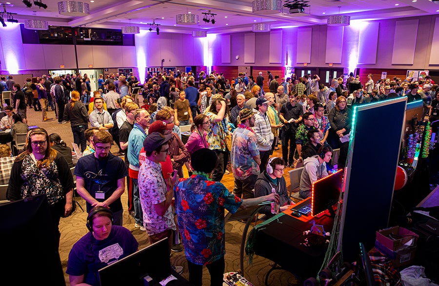 The Stout Game Expo in May drew a large crowd.