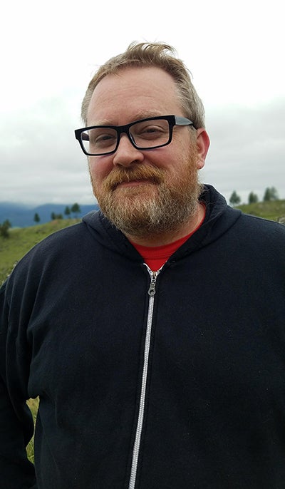 ​​​​​​​Halverson in Montana, near Triple Creek Ranch.