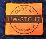 The new branding logo for items made by UW-Stout students.