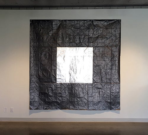 Jenene Nagy’s “Flags + Monuments” exhibit at UW-Stout’s Furlong Gallery will include large works on paper and printed flags.