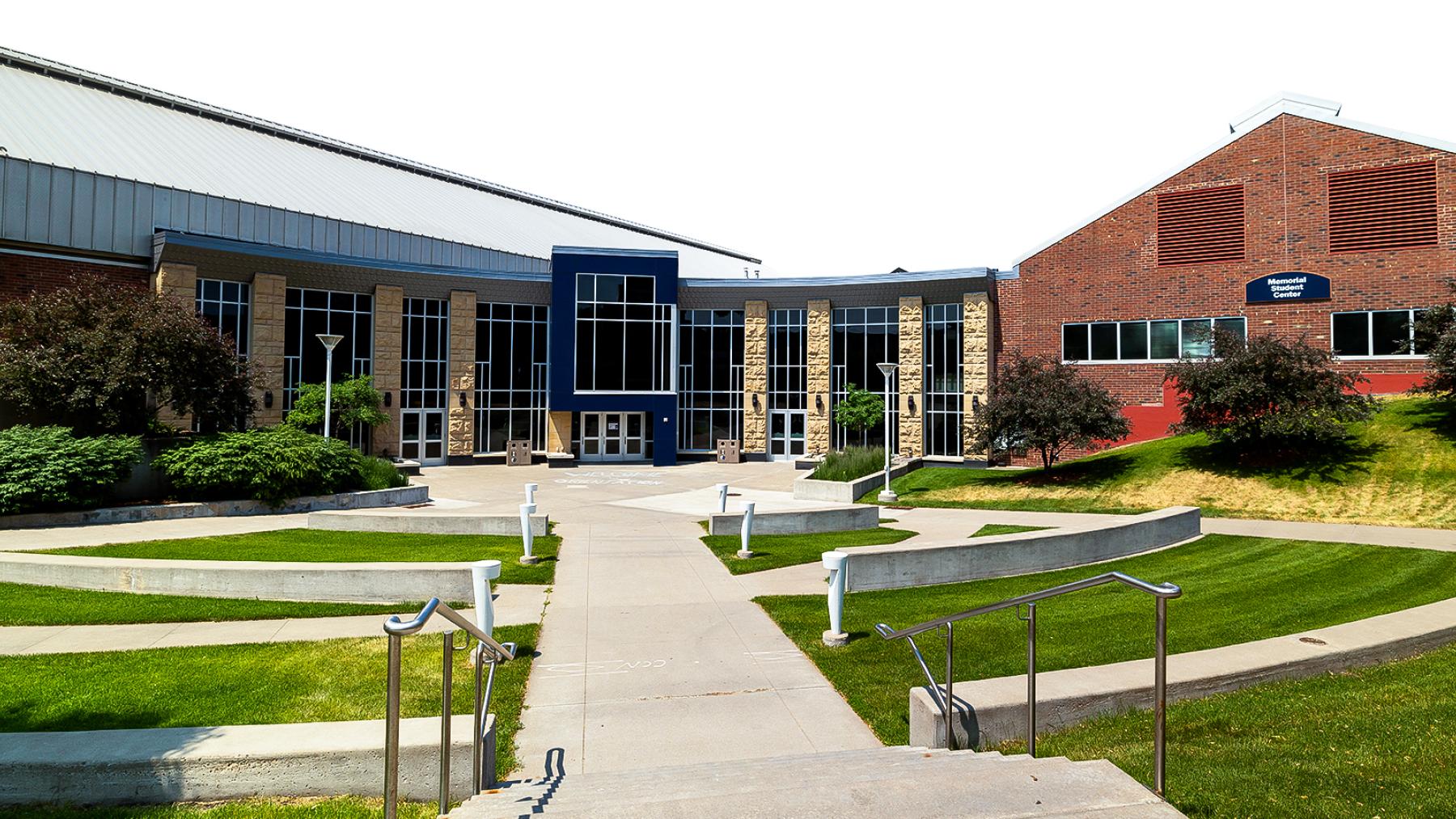 Exterior of the Memorial Student Center 