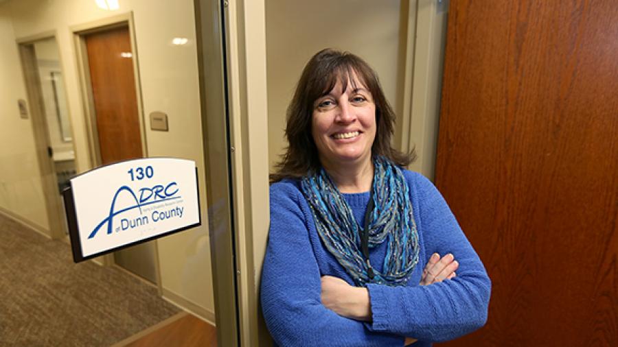 Amy White, intake and assessment social worker for the Dunn County Aging and Disability Resource Center, is pursuing UW-Stout’s new social work professional certificate. The certificate qualifies graduates for social work certification in Wisconsin.