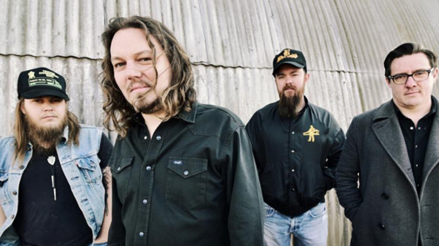Johnny Stanton, second from left, and his bandmates from The Steel Woods.