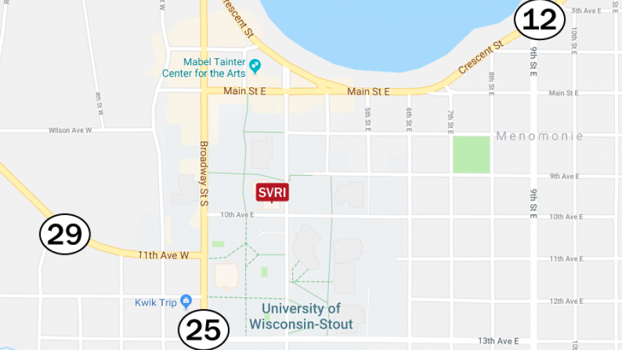 Map to SVRI