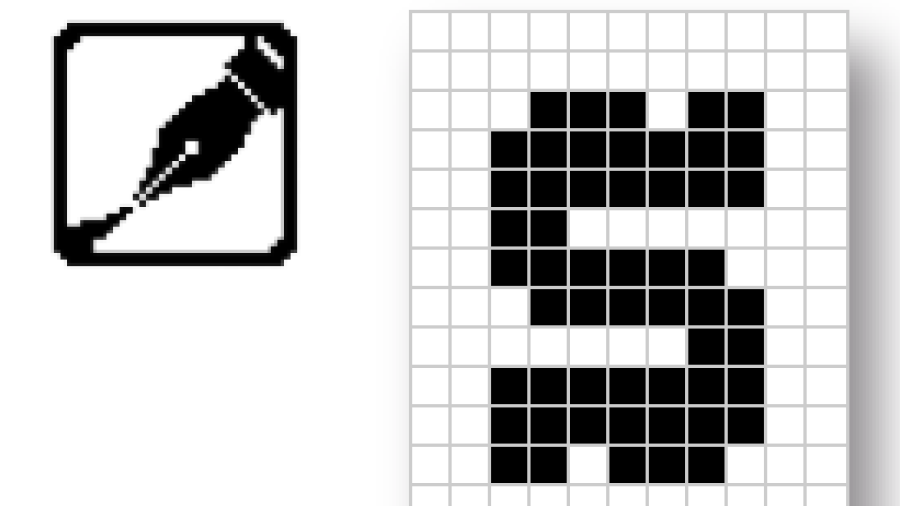 letter_s_written_using_bitmap_typographer.png Letter S created in Bitmap Typographer