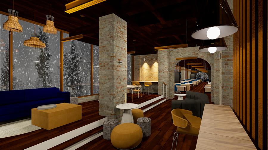 A workspace design is part of Michaela Cook’s portfolio.