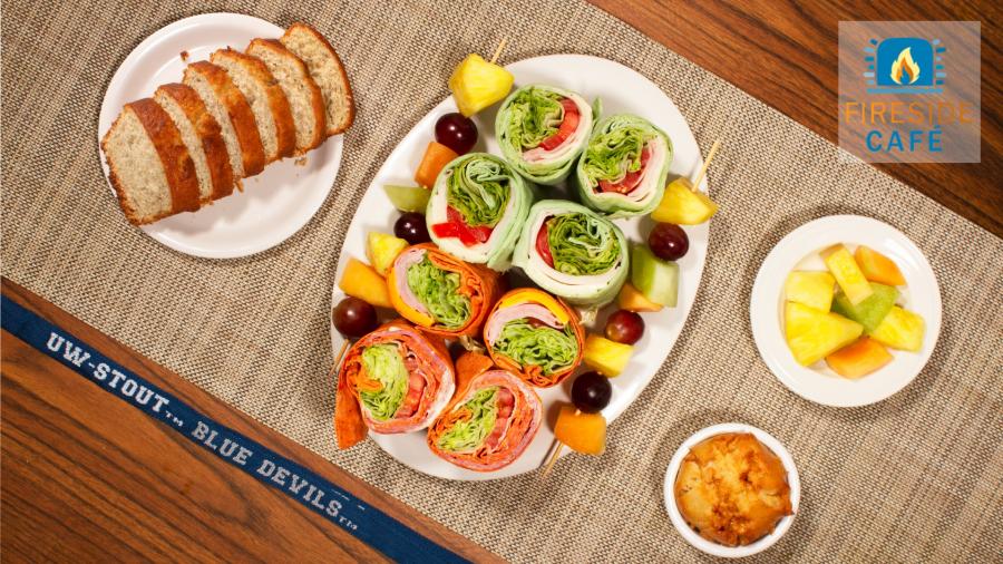 University Dining’s Fireside Café wraps was one food item highlighted by students.