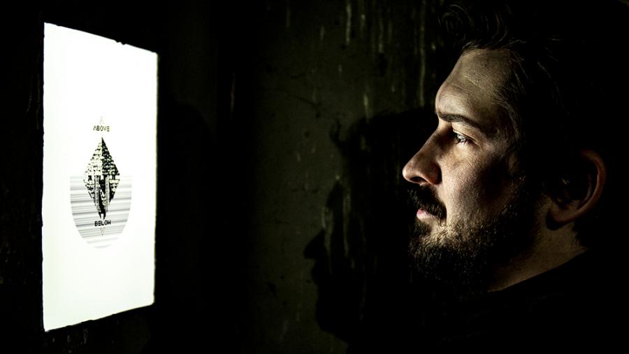 A still photo from “The Acronaut” by UW-Stout lecturer Jonny Wheeler. The film is based on a futuristic man trying to leave a caste system. / Photo courtesy Jonny Wheeler