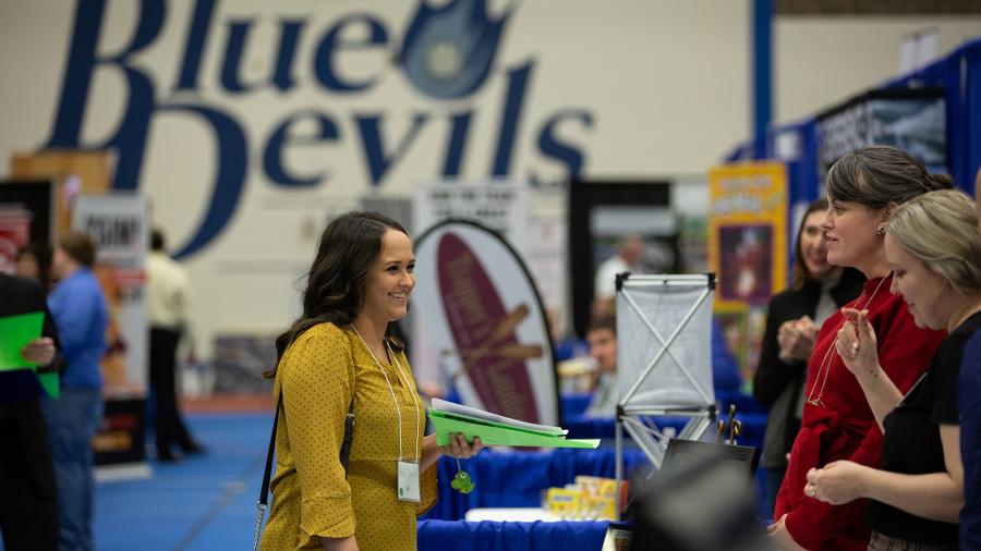 Students at the 2020 Spring Career Conference