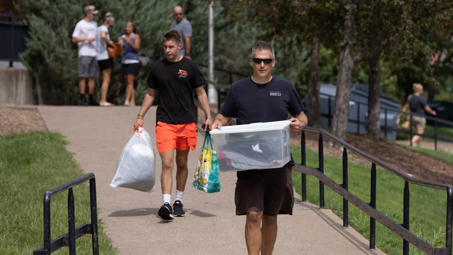Students moved into residence halls starting Aug. 28 and will continue through Sunday, Sept. 5.