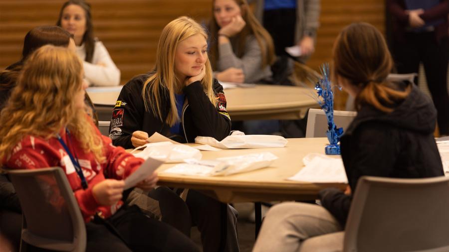 Teach Day, students at the welcoming event