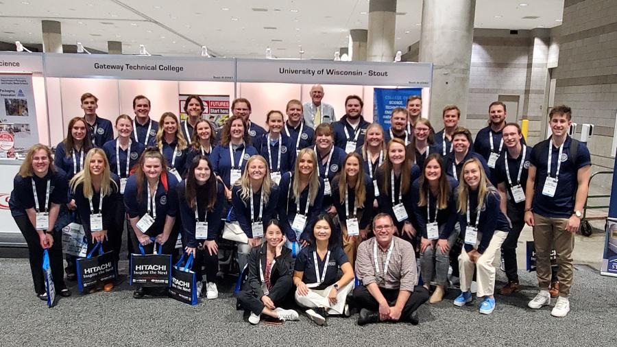 A total of 32 students and four professors from UW-Stout attended the conference, which drew more than 44,000 people.