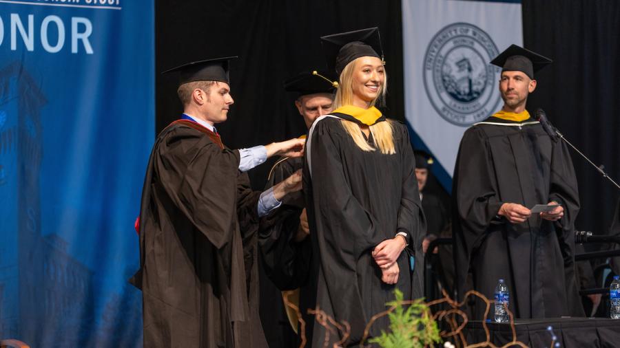Casey Holmes, inspiring grad, fall 2022, 2