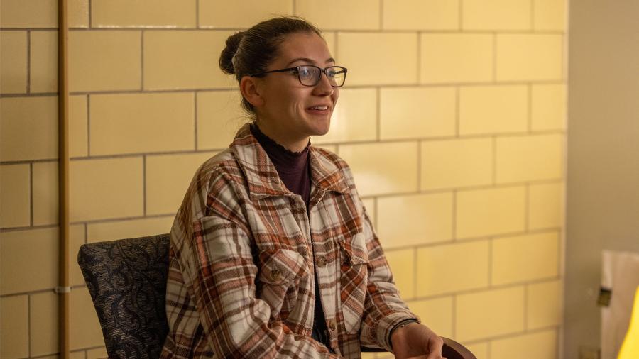 Counseling Lab, student Michaela Blomberg