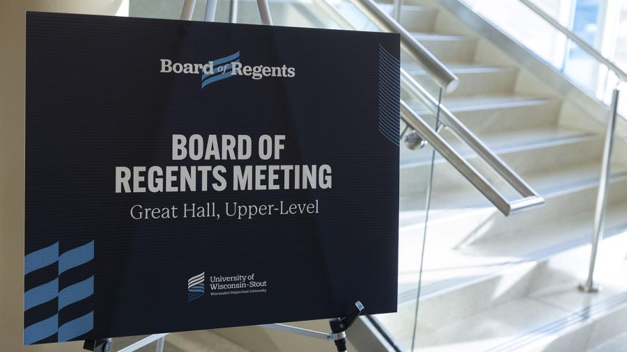 The Board of Regents meets about once every five years at each UW System campus.