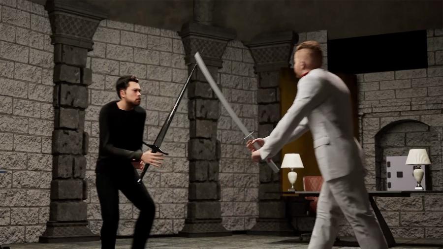 'The Castle Durchdenwald' sword fight scene