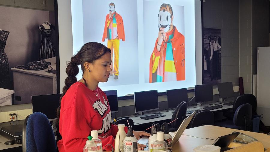 Brenda Givens presents her senior capstone collection Dissimulation