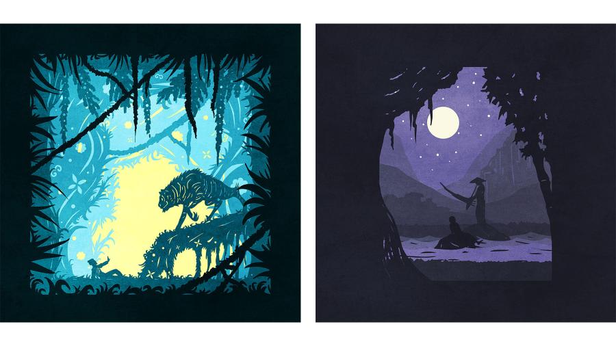 Jackson Yang, Book Arts project illustrations