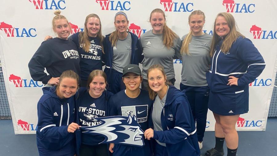 Tennis Team at WIAC Tournament