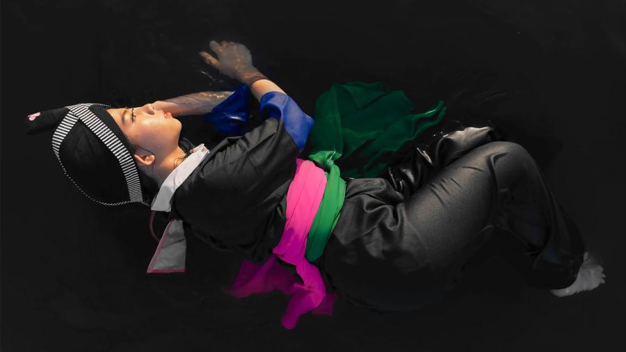 Pheng Thao artwork, Soaking Spirits