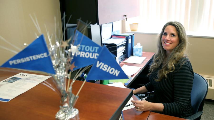 Karrin Ruch, executive assistant in the Dean of Students Office at UW-Stout, has received the Support Staff Recognition award from the Wisconsin College Personnel Association.