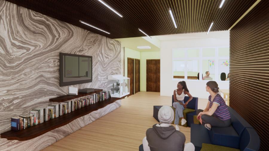 Living Room redesign proposal, by Elise, Lexi and Mareike