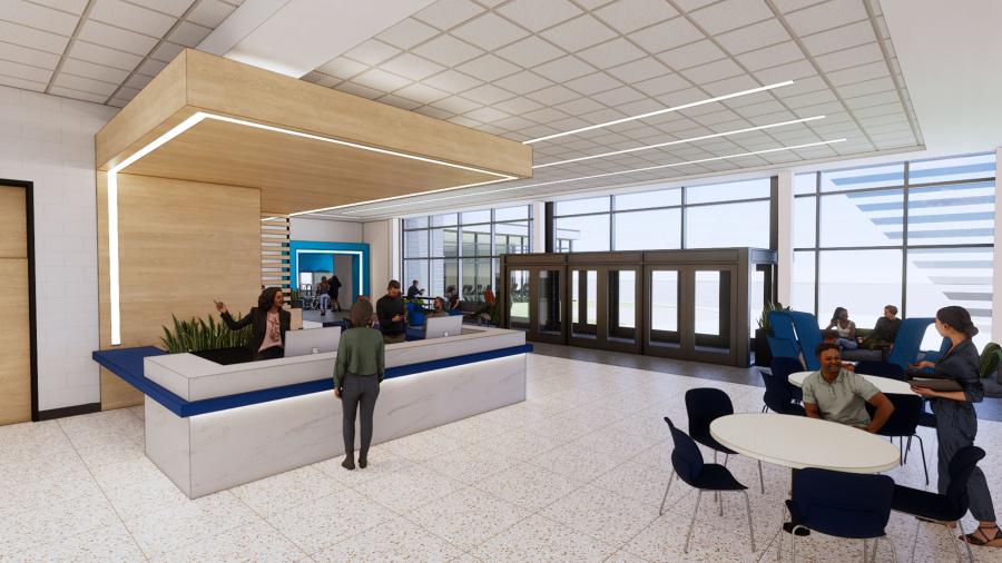 The welcome and community space will be named after the Pankowskis.
