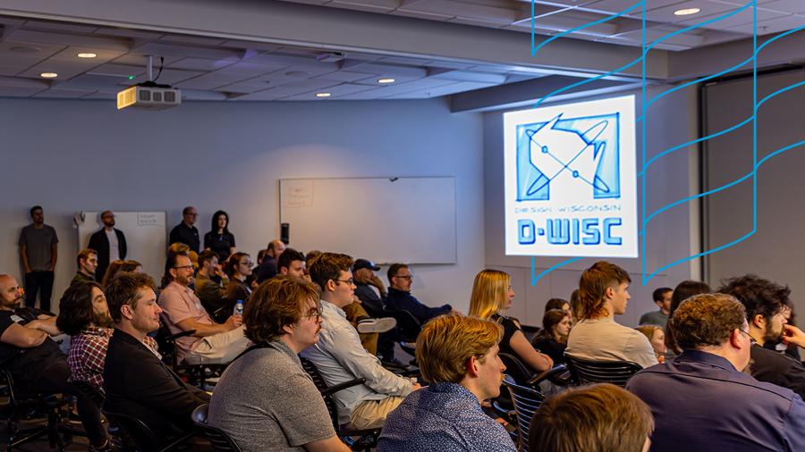 Participants at the 2024 Design Wisconsin Event attend the opening remarks.