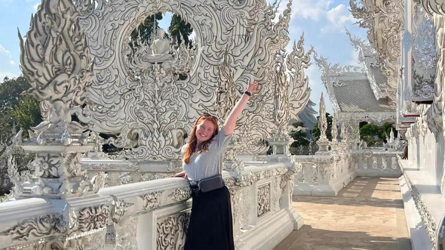 Amelia Monroe at the White Temple