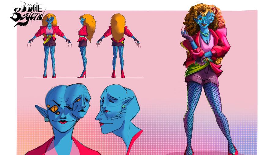 Boogie Beyond, Heather concept art