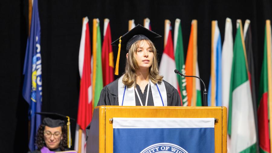 Inspiring grad Genevieve Czaplewski